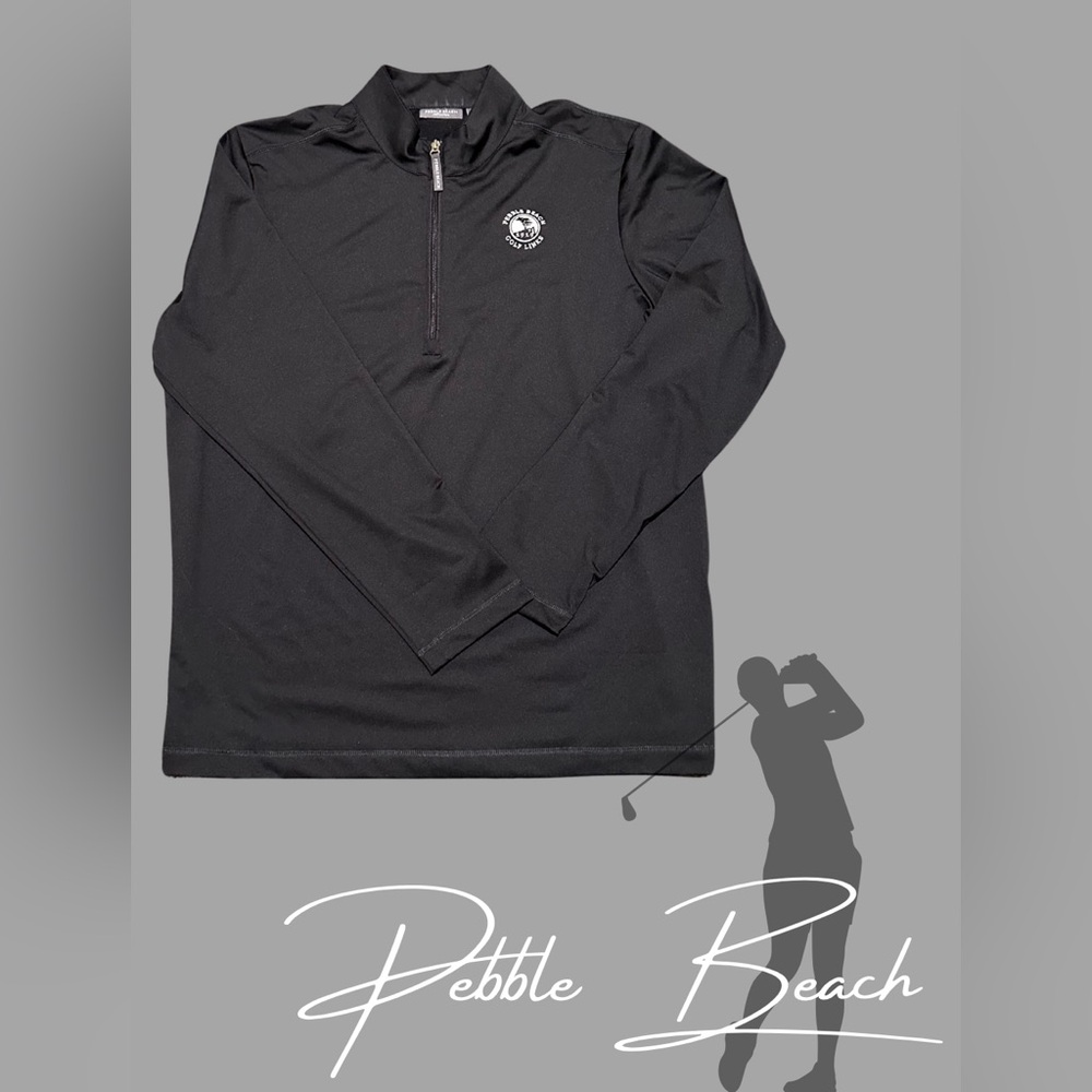 Travis Mathew Half Zip Zachary Jacket w Pebble Logo